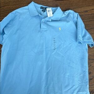 Polo by Ralph Lauren Men's Light Blue Polo Shirt